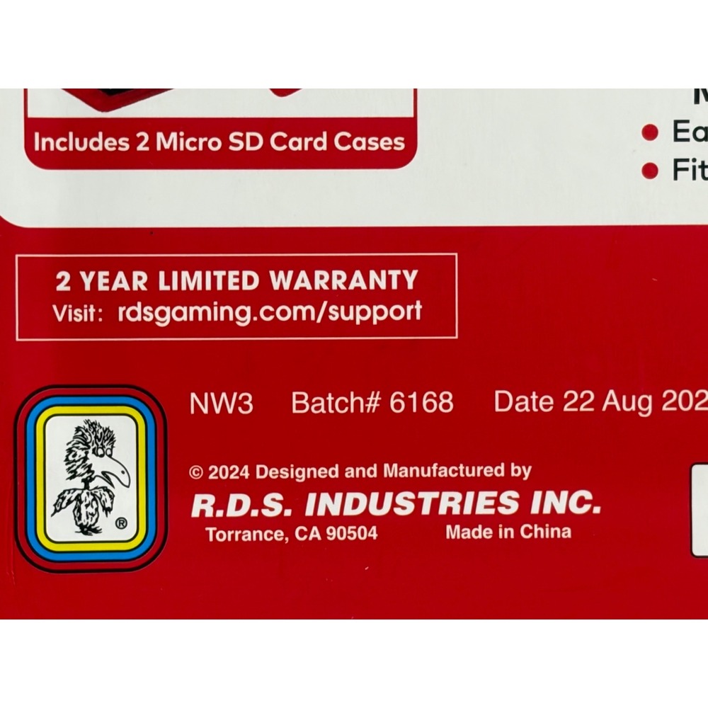 Nintendo Switch Super Mario Game Traveler 24 Card Case RDS Industries‎ GCC24SM - Picture 5 of 5